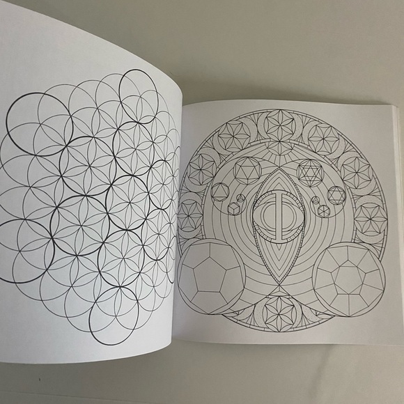 Golden Ratio Coloring Book & Mathematical Patterns Inspired by Nature & Art - Picture 8 of 9